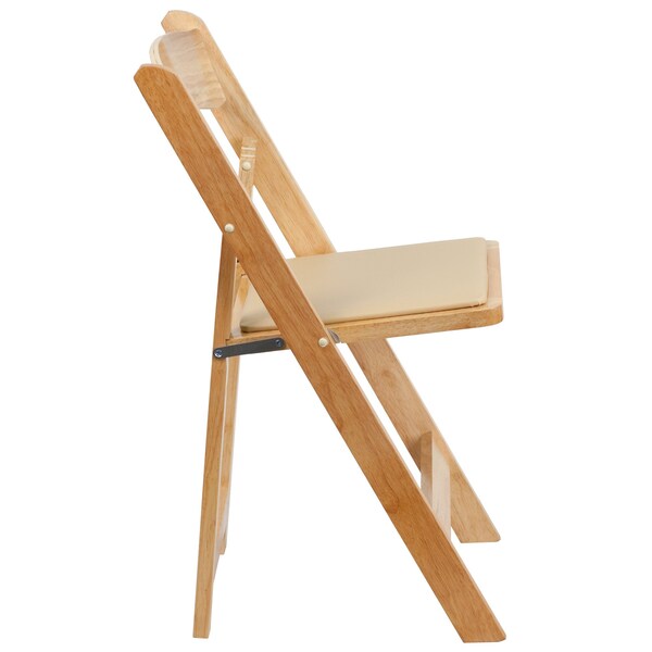 Natural Wood Folding Chair