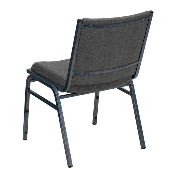 HERCULES Series Heavy Duty Gray Fabric Stack Chair