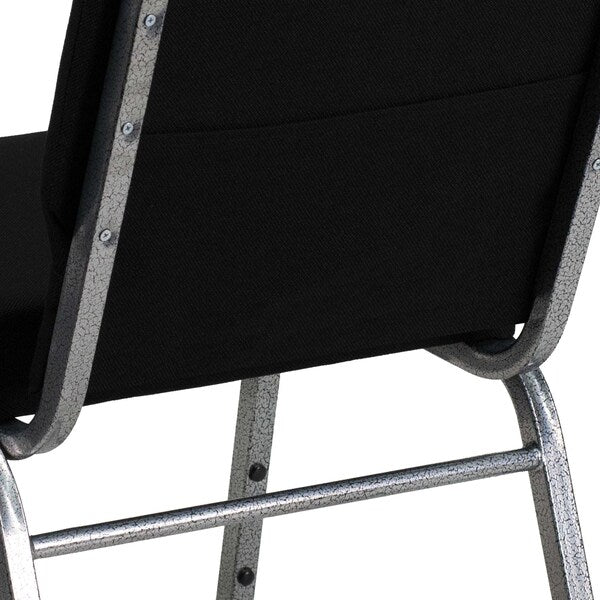 Black Fabric Church Chair