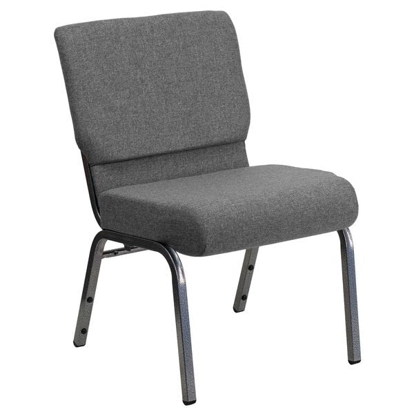 Gray Fabric Church Chair