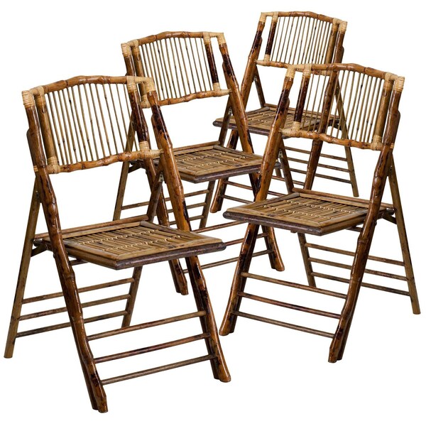 American Champion Bamboo Folding Chair