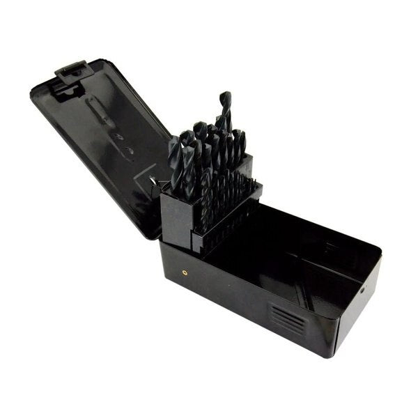 29 Piece Black OxID e HSS Drill Set 1/16-1/2