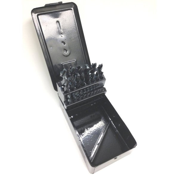 25 Piece 1-13mm X .5mm High Speed Steel Metric Jobber Drill Set