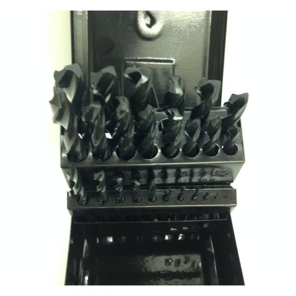 25 Piece 1-13mm X .5mm High Speed Steel Metric Jobber Drill Set
