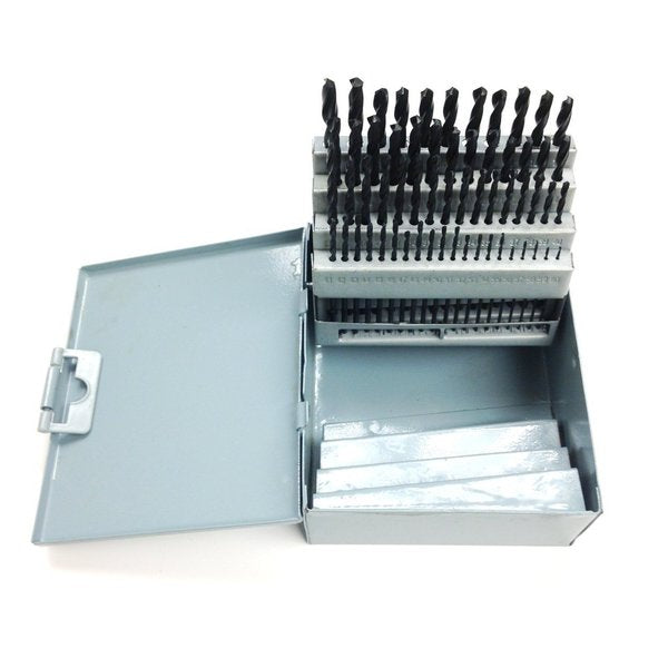 61 Piece #1-60 High Speed Steel Wire Gage Drill Set