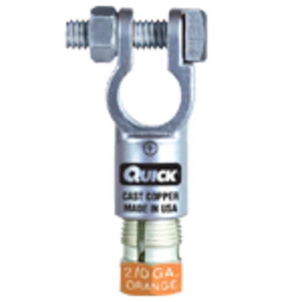 Straight Clamp, Neg, 2/0