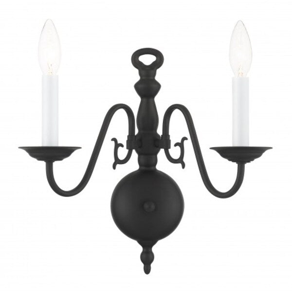 Black Sconce, 2 Light