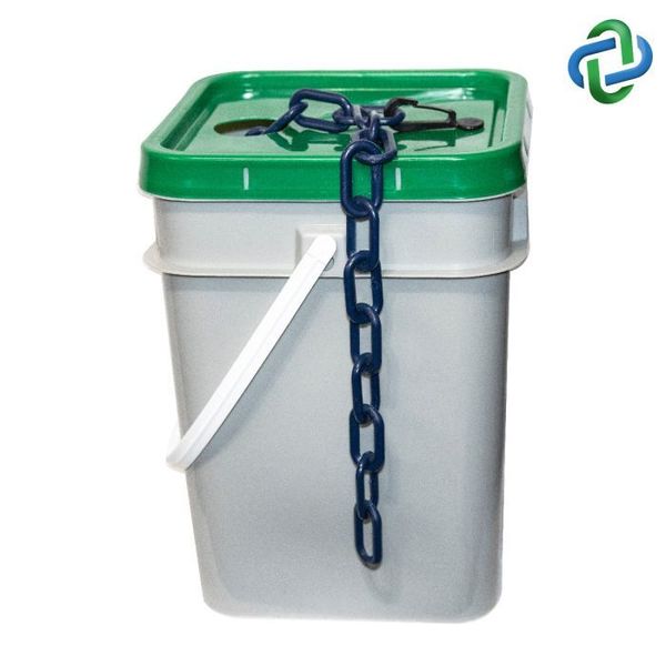 Cobalt Plastic Chain Pail 3