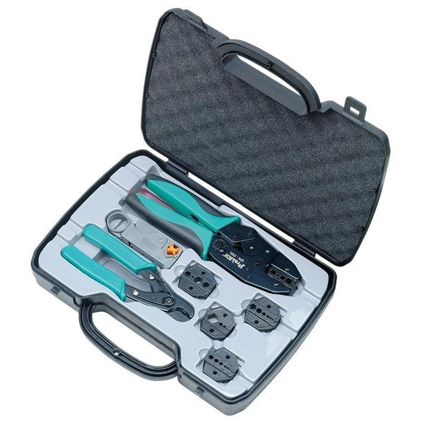 Coax Crimping Kit w/Crimper Frame, 5 Dies