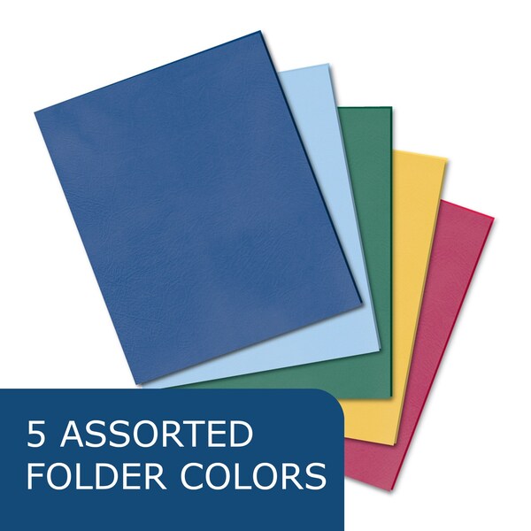Case of 100 Pocket Folders in Counter Display, 11.75