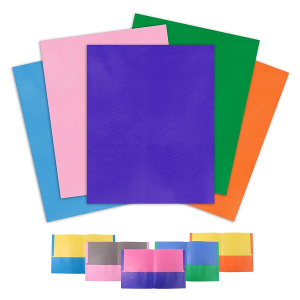 Case of 50 Pocket Folders in Holder, 11.75