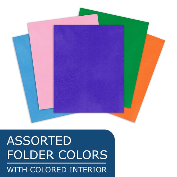 Case of 50 Pocket Folders in Holder, 11.75