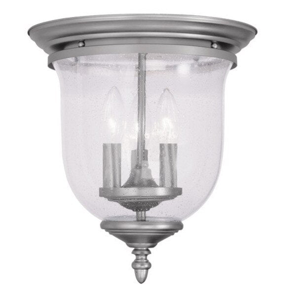 Legacy 3 Light Brushed Nickel Ceiling Mo