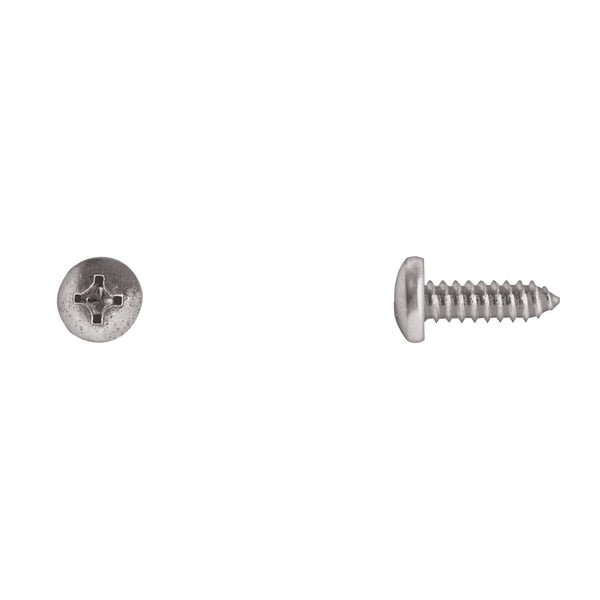 Sheet Metal Screw, #14 x 3/4 in, Zinc Plated Pan Head Phillips Drive