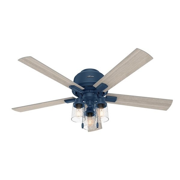 Ceiling Fan, 52 in. Blade Dia., Single Phase, 120