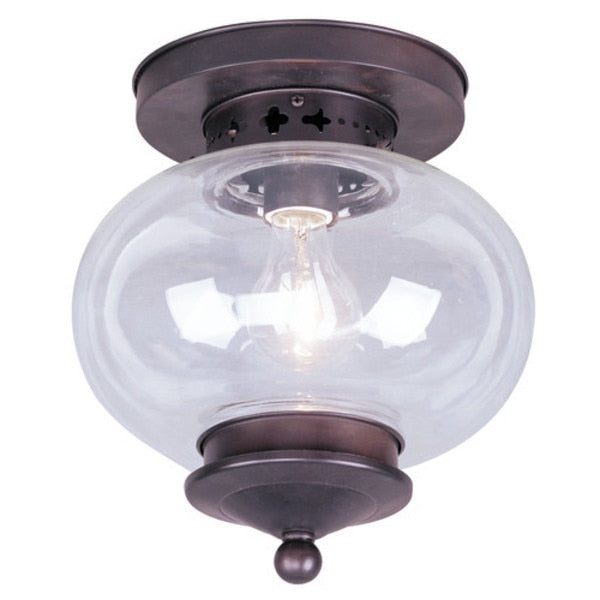 Harbor 1 Light Bronze Ceiling Mount