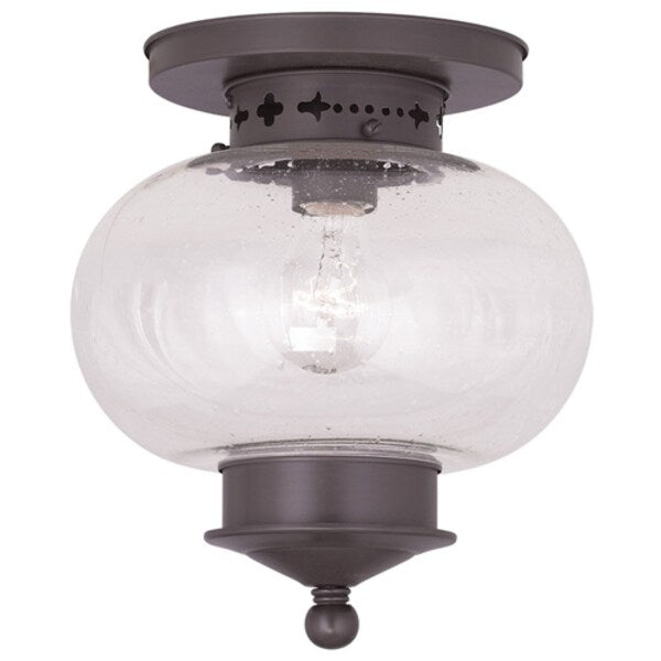 Harbor 1 Light Bronze Ceiling Mount
