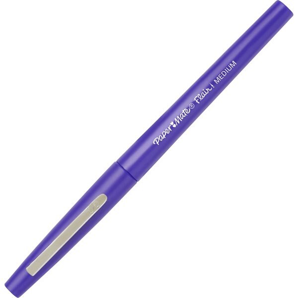 Porous Point Felt Tip Pen, Medium Purple PK12