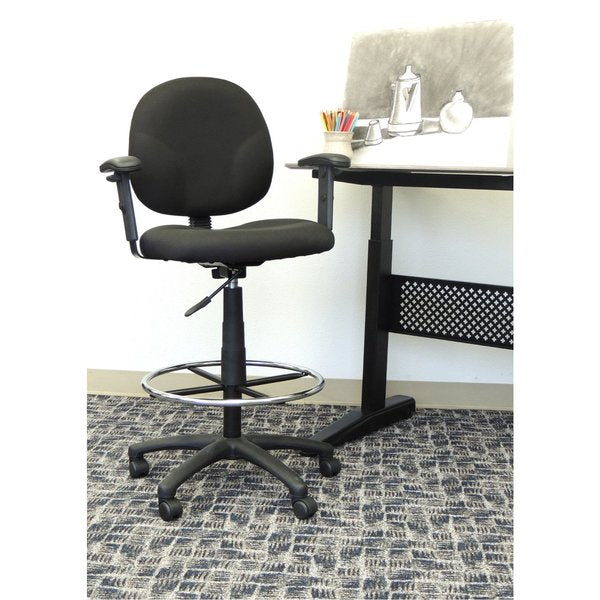 BlackDrafting Chair, 25