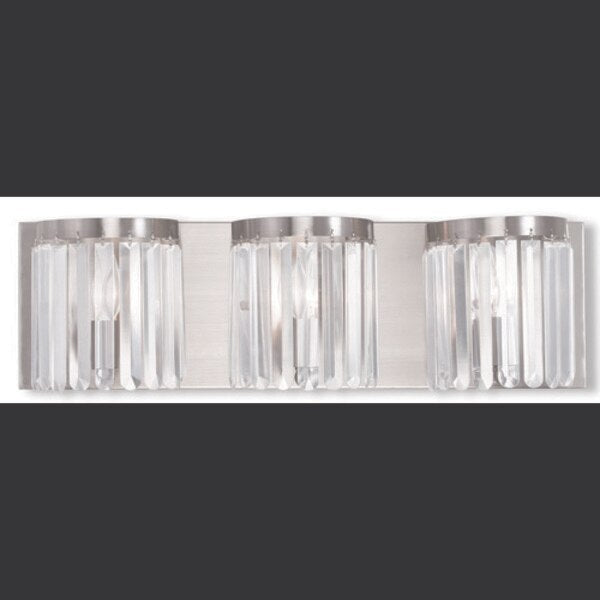 Ashton 3 Light Brushed Nickel ADA Bath Vanity