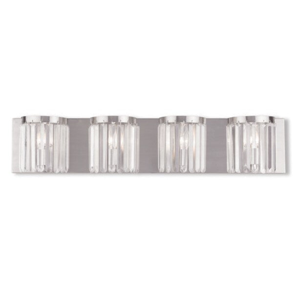 Ashton 4 Light Brushed Nickel ADA Bath Vanity