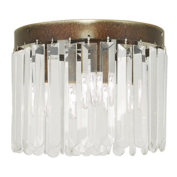 Ashton 3 Light Hand Painted Palacial Bronze Ceiling Mount