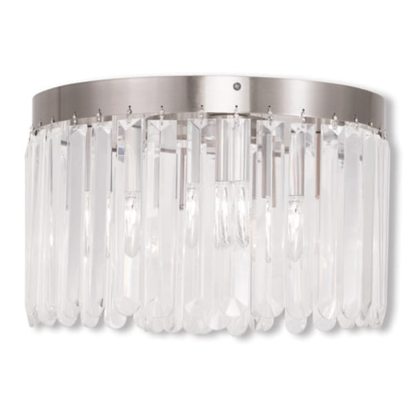 Ashton 4 Light Brushed Nickel Ceiling Mount