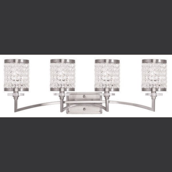 Grammercy 4 Light Brushed Nickel Bath Vanity