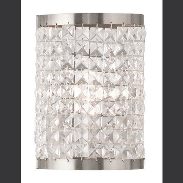 Grammercy 1 Light Brushed Nickel Wall Sconce