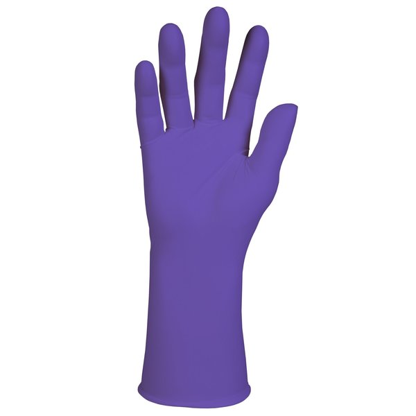 Exam Glove, Purple Nitrile, XL, PK500, Nitrile, Powder Free, Purple, XL, 500 PK