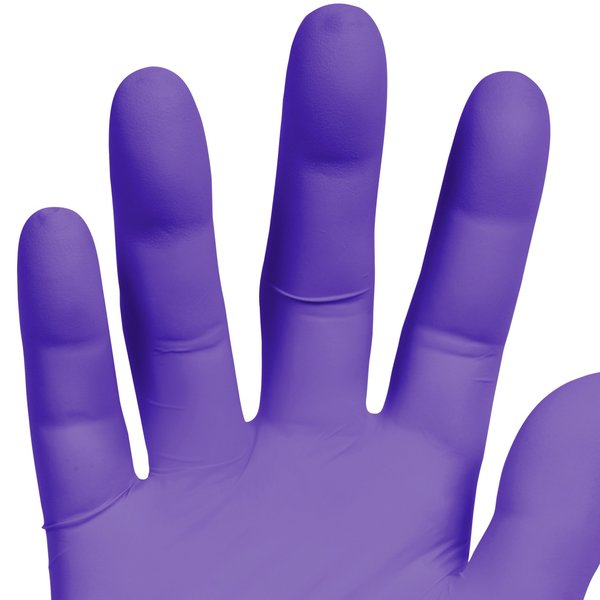 Exam Glove, Purple Nitrile, XL, PK500, Nitrile, Powder Free, Purple, XL, 500 PK