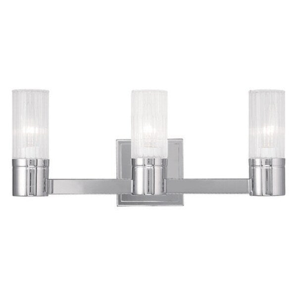 Midtown 3 Light Polished Chrome Bath Va