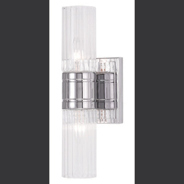 Midtown 2 Light Polished Chrome Bath Vanity