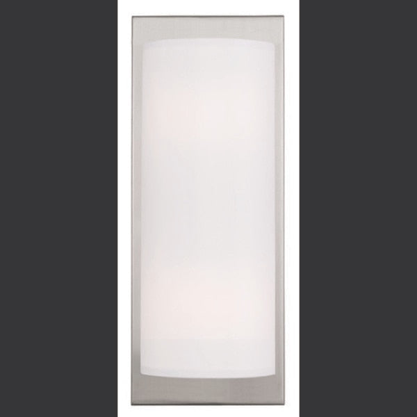 Meridian 2 Light Brushed Nickel Wall Sc