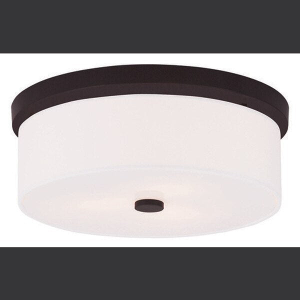 Meridian 3 Light Bronze Ceiling Mount