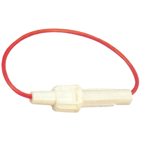 Glass Fuse Holder, 12 Gauge, PK25