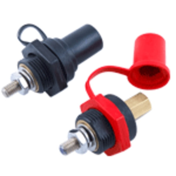 Single Post Pos Connector, 350A, Red