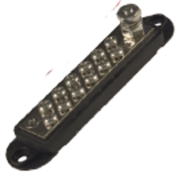 Bus Bar, 12 Point, Red