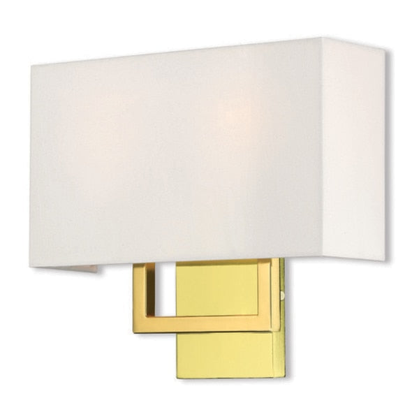 Pierson 2 Light Polished Brass ADA Wall