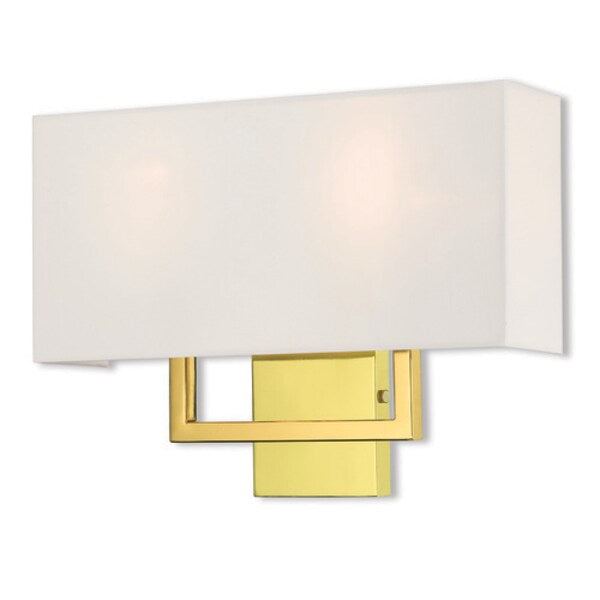Pierson 2 Light Polished Brass ADA Wall Sconce