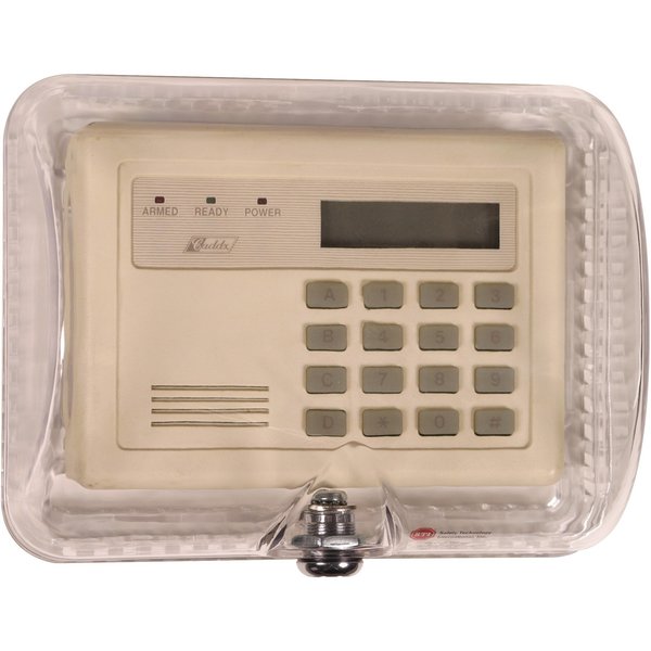 Surface Mount Clear Poly Thermostat Cover, Small With Key Lock 4-5/8