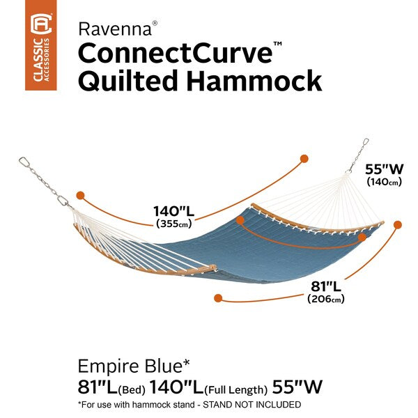 Ravenna Double Hammock, Empire Blue, 81