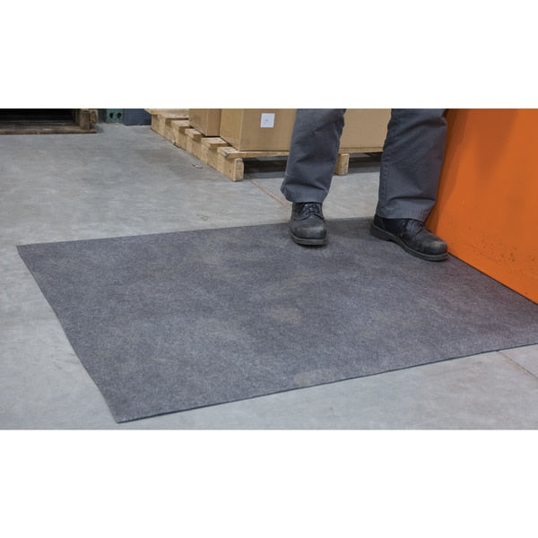 Floor Protector Mat, Battery Acid, PK50