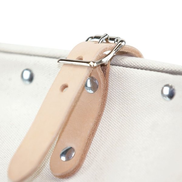 Wide-Mouth Tool Bag, Heavy-Duty #8 Natural Canvas, 1 Pockets