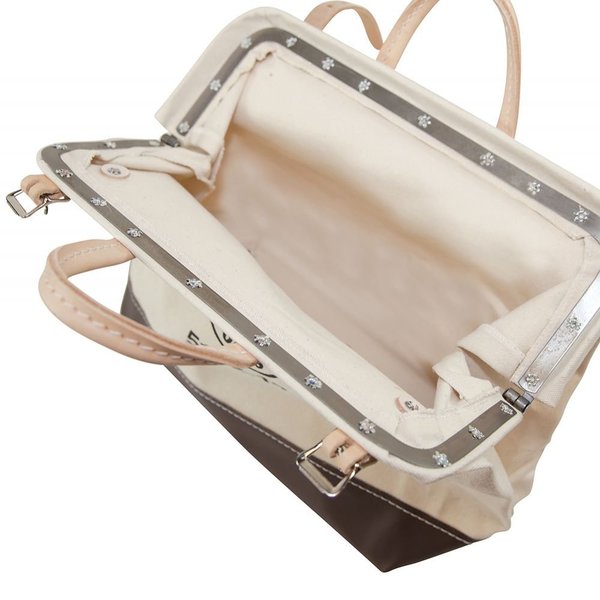 Wide-Mouth Tool Bag, Heavy-Duty #8 Natural Canvas, 1 Pockets