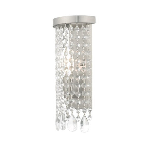 Elizabeth 1 Light Brushed Nickel ADA Wall Sconce