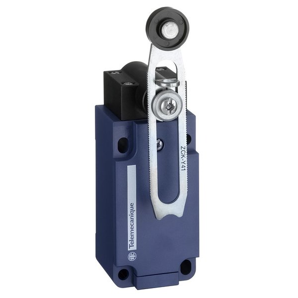 Limit Switch, Adjustable Roller Lever, Rotary, 1NC/1NO, 10A @ 240V AC