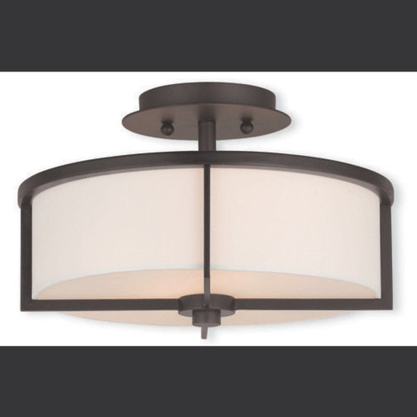 Wesley 2 Light Bronze Ceiling Mount