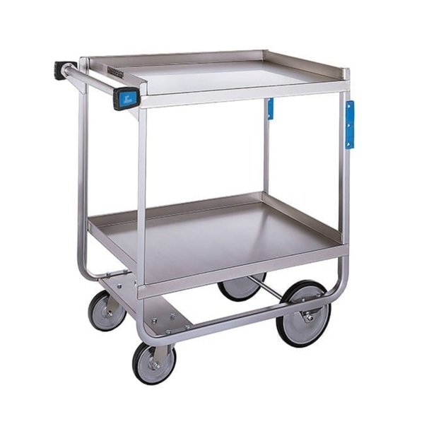 NSF Stainless Steel 2 Shelf Utility Cart; 700 Lb Capacity, 15-1/2