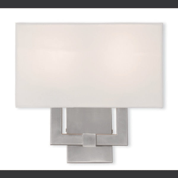 Hollborn 2 Light Brushed Nickel Wall Sconce